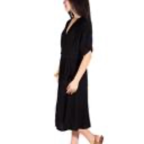 Tysa French Market Dress in Black - Picture 3 of 5